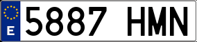 Truck License Plate